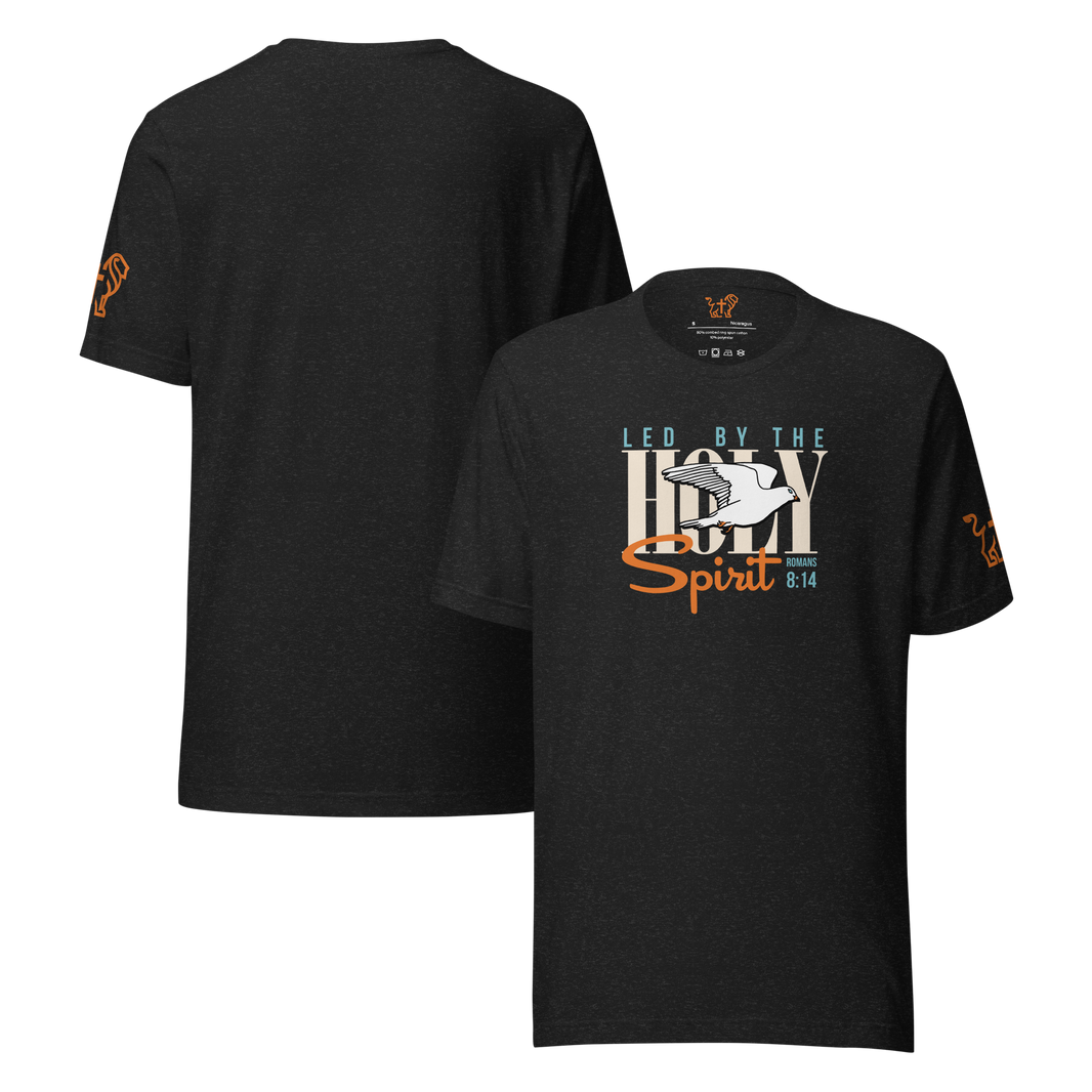 Justified In Christ Led by the Holy Spirit T-Shirt | Galatians 5:18 Christian Tee