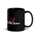 Justified In Christ Love like Jesus Ceramic Mug | John 15:12 Christian Mug