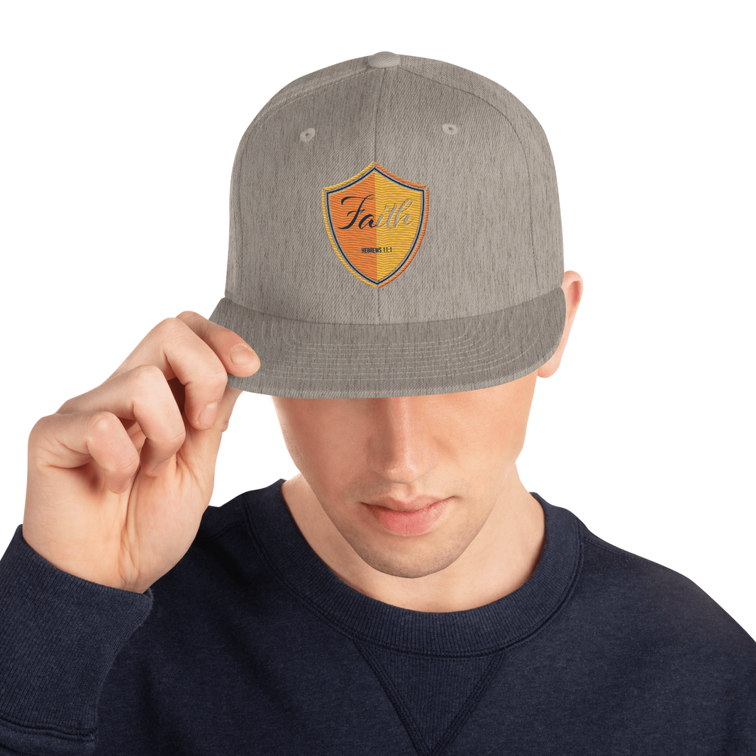 Justified In Christ Faith Embroidered Cap | Hebrews 11:1 Christian Cap