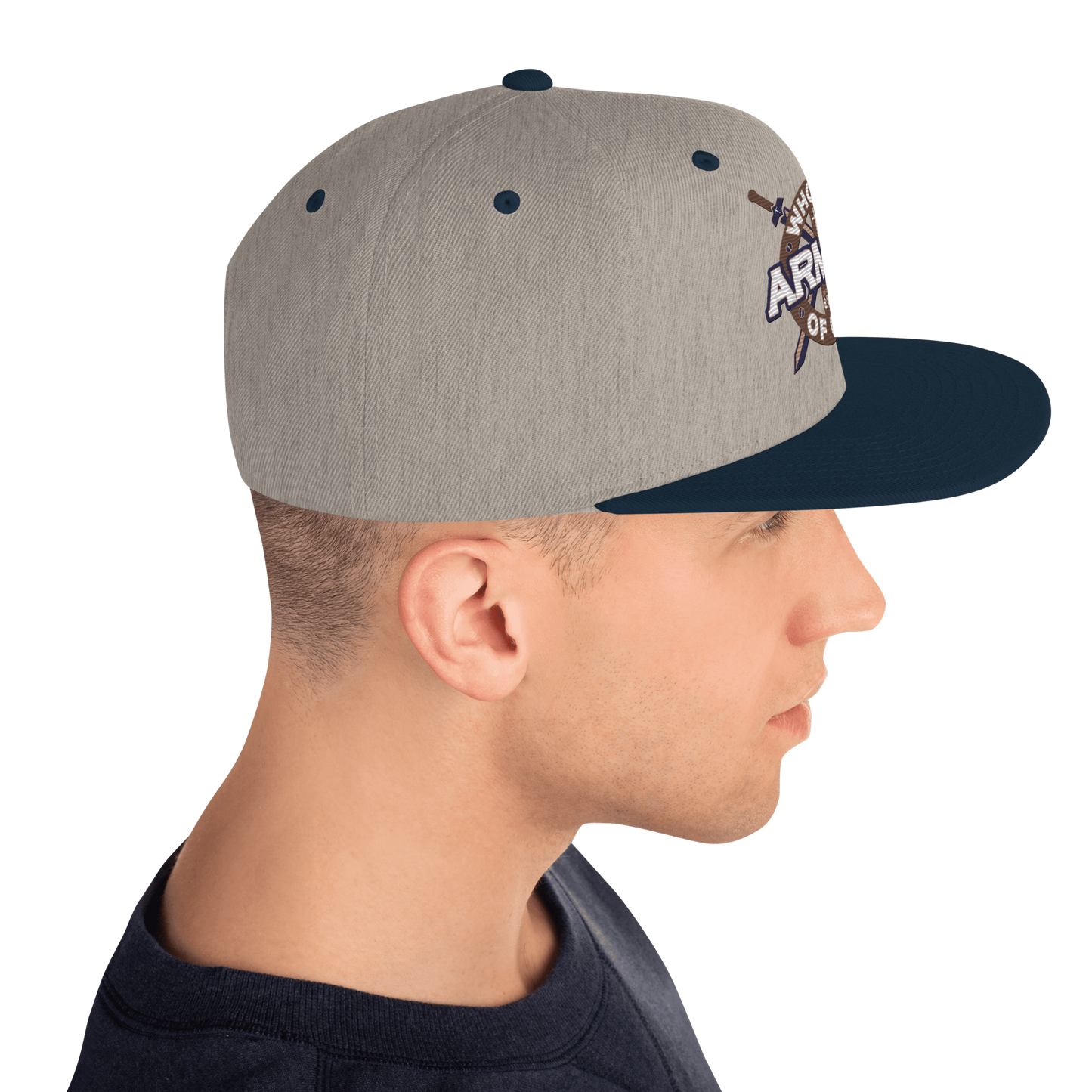 Justified In Christ Whole Armor of God Embroidered Cap | Ephesians 6:11 Christian Cap