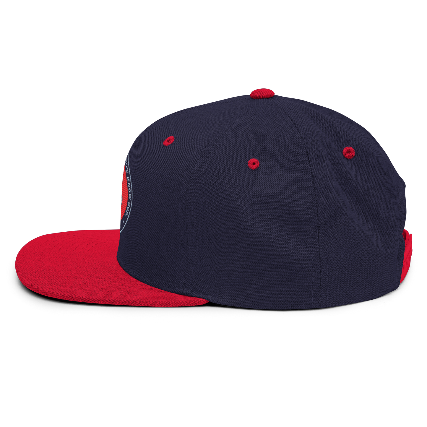Justified In Christ God is Love Embroidered Cap | 1 John 4:8 Christian Cap