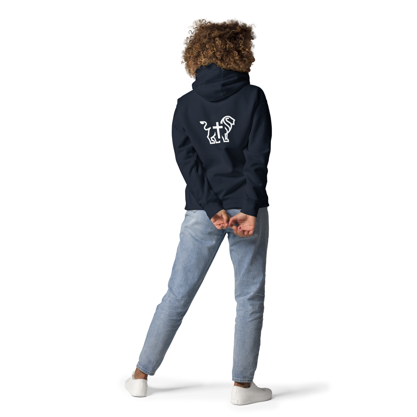 Justified In Christ Love like Jesus Hoodie | John 15:12 Christian Hoodie