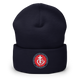 Justified In Christ God is Love Embroidered Beanie | 1 John 4:8 Christian Winter Hat