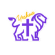 Justified In Christ JIC Logo Sticker | Christian Brand Decal
