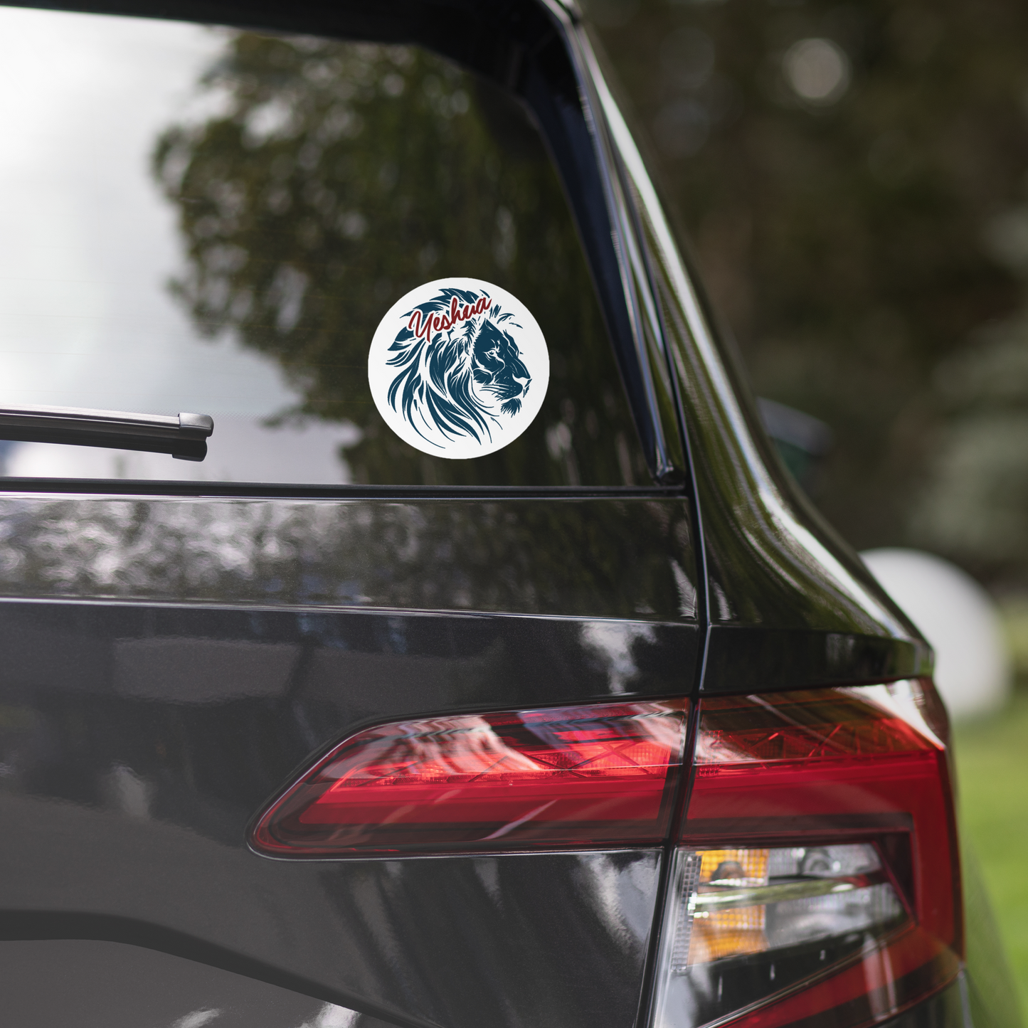 Justified In Christ Yeshua HaMashiach Sticker | Christian Sticker