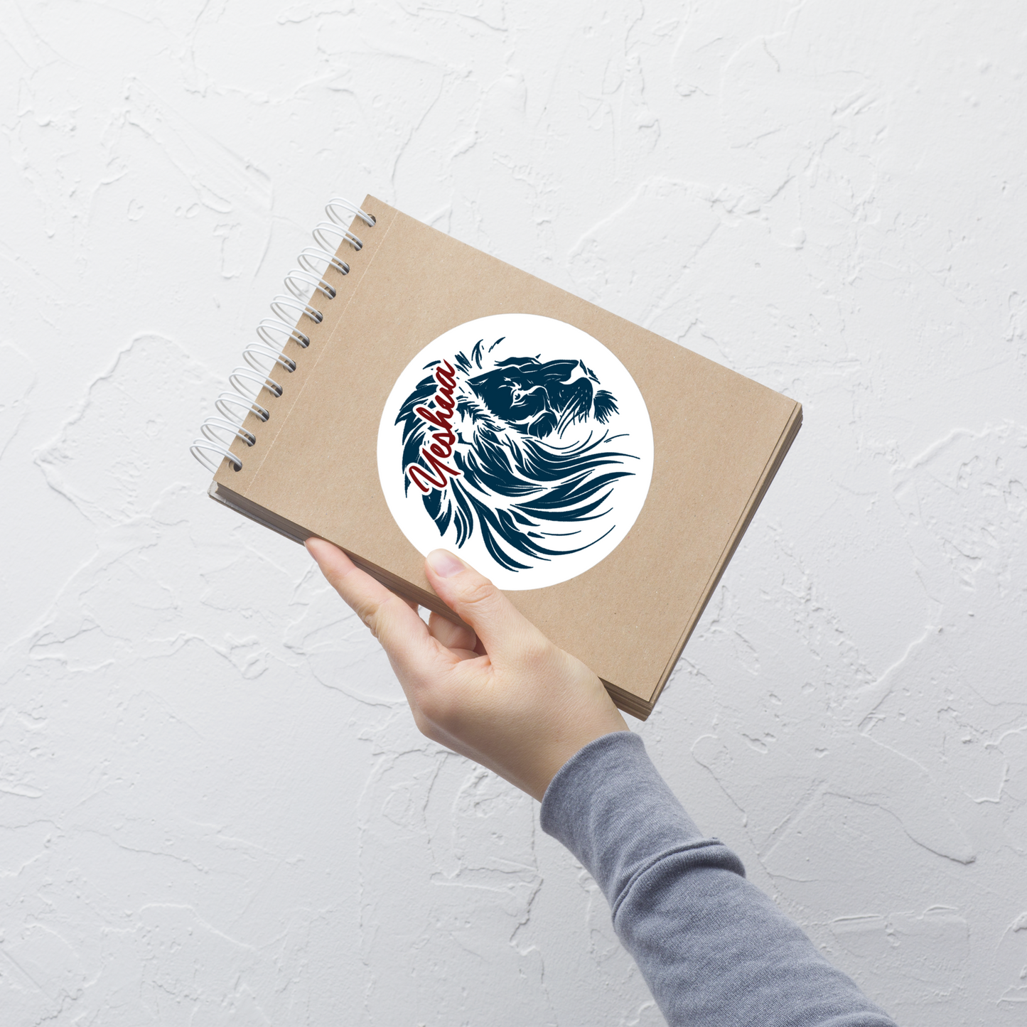 Justified In Christ Yeshua HaMashiach Sticker | Christian Sticker