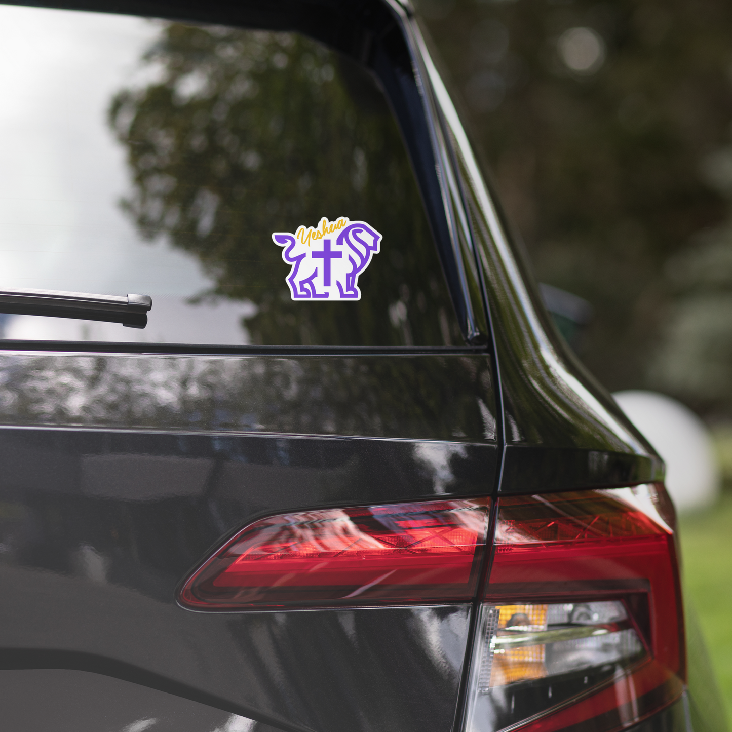 Justified In Christ JIC Logo Sticker | Christian Brand Decal