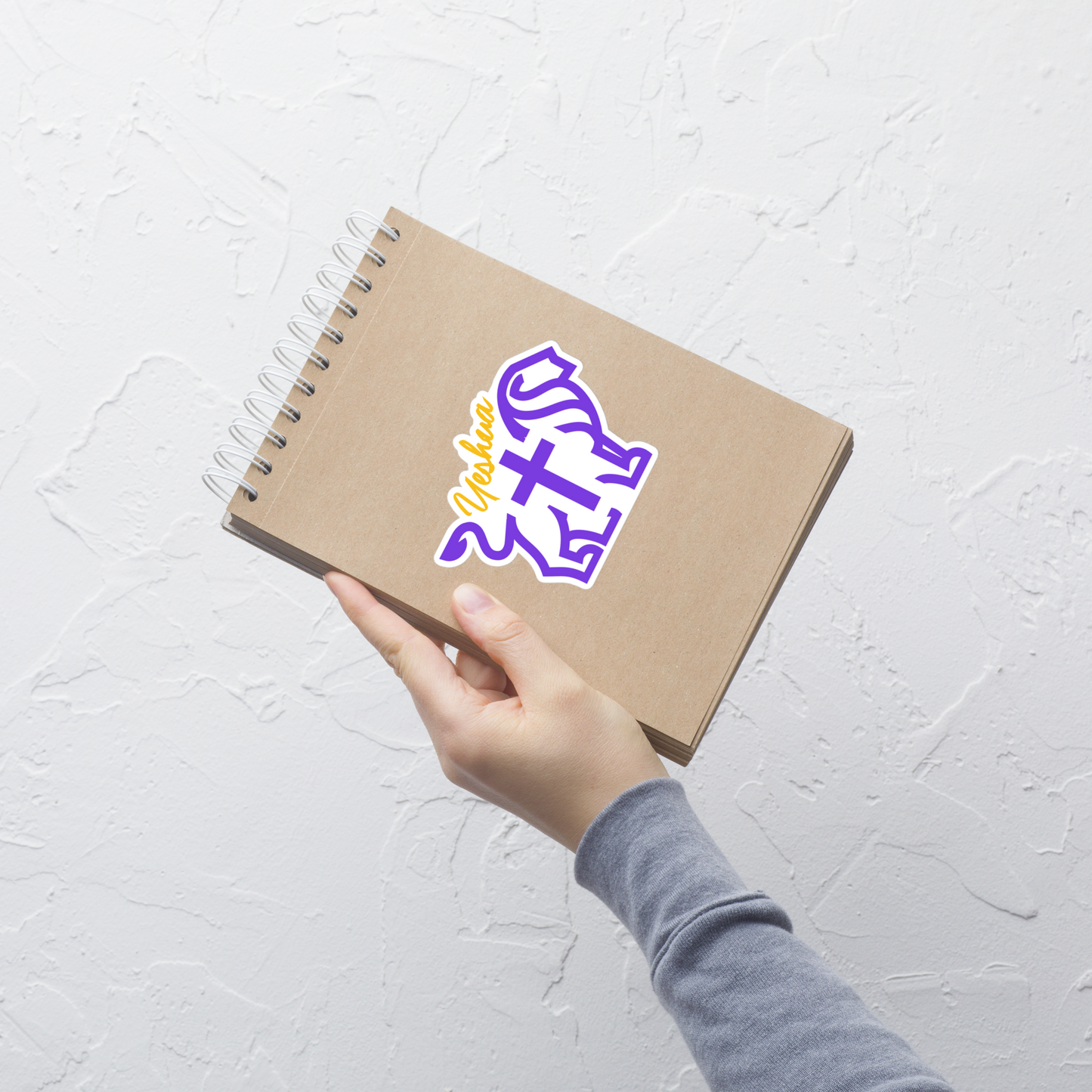 Justified In Christ JIC Logo Sticker | Christian Brand Decal