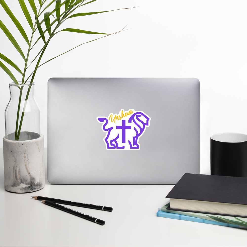 Justified In Christ JIC Logo Sticker | Christian Brand Decal