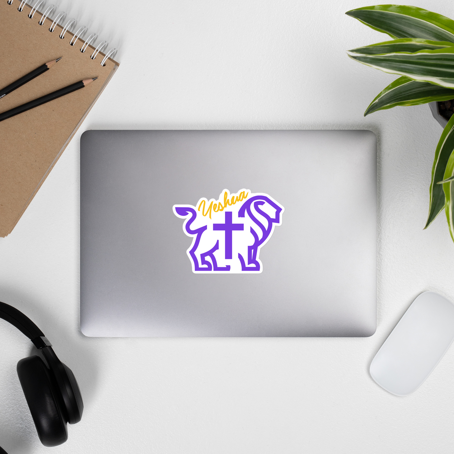 Justified In Christ JIC Logo Sticker | Christian Brand Decal