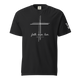 Justified In Christ Faith Hope Love Heavyweight T-Shirt | 1 Corinthians 13:13 Christian Tee