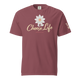 Justified In Christ Choose Life Heavyweight T-Shirt | Deuteronomy 30:19 Christian Tee