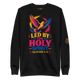 Justified In Christ Led by the Holy Spirit Crewneck Sweatshirt | Galatians 5:18 Christian Apparel