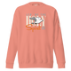 Justified In Christ Led by the Holy Spirit Rose Crewneck Sweatshirt | Galatians 5:18 Christian Apparel