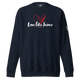 Justified In Christ Love like Jesus Crewneck Sweatshirt | John 15:12 Christian Apparel