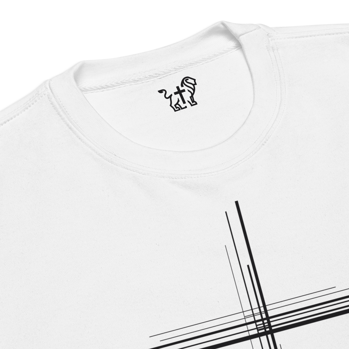 Justified In Christ Faith Hope Love Crewneck Sweatshirt | 1 Corinthians 13:13 Christian Apparel