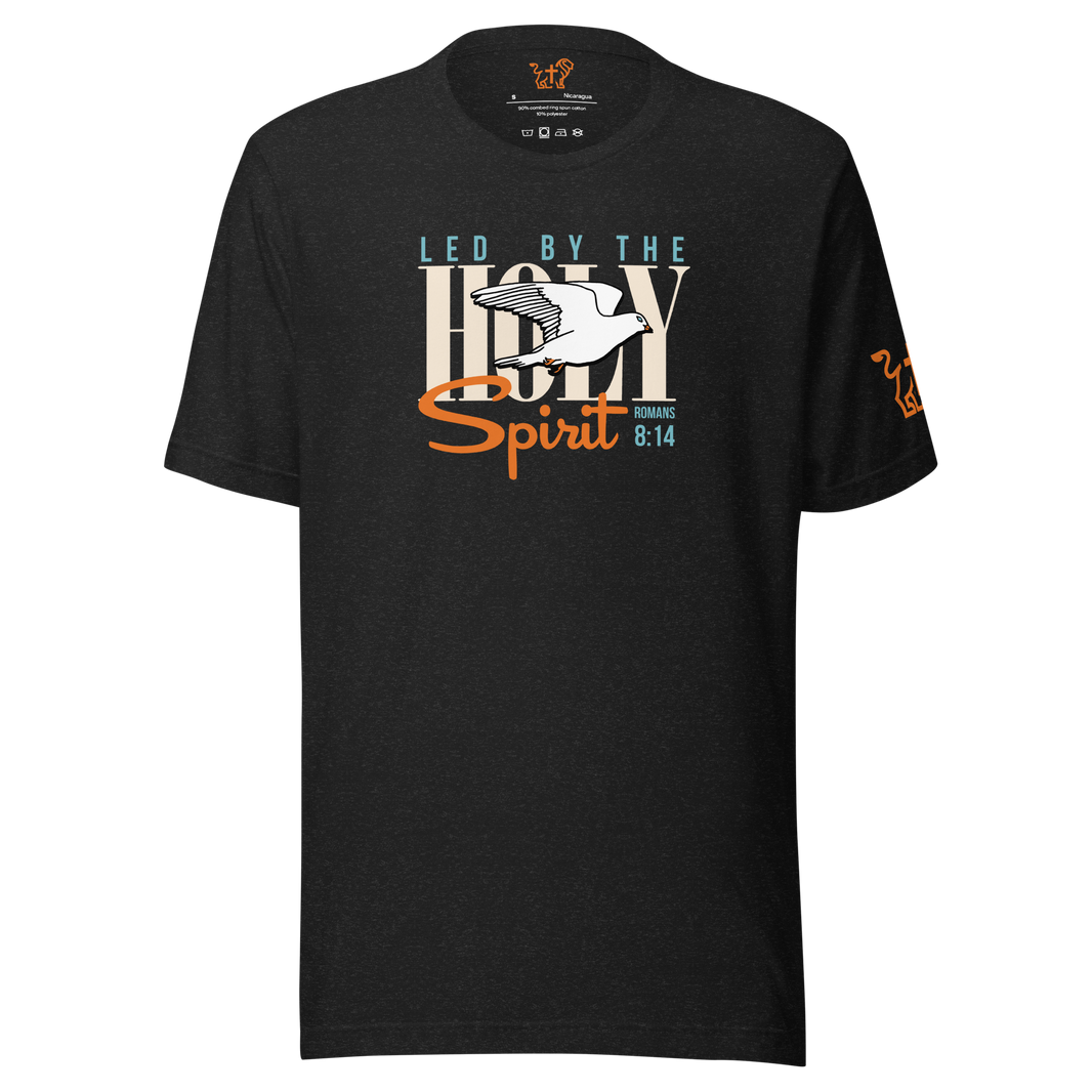 Justified In Christ Led by the Holy Spirit T-Shirt | Galatians 5:18 Christian Tee