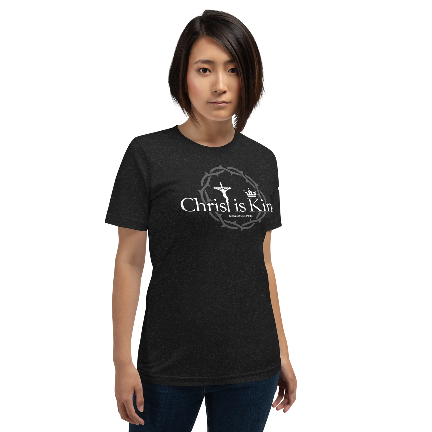 Justified In Christ Christ is King T-Shirt | Revelation 19:16 Christian Tee