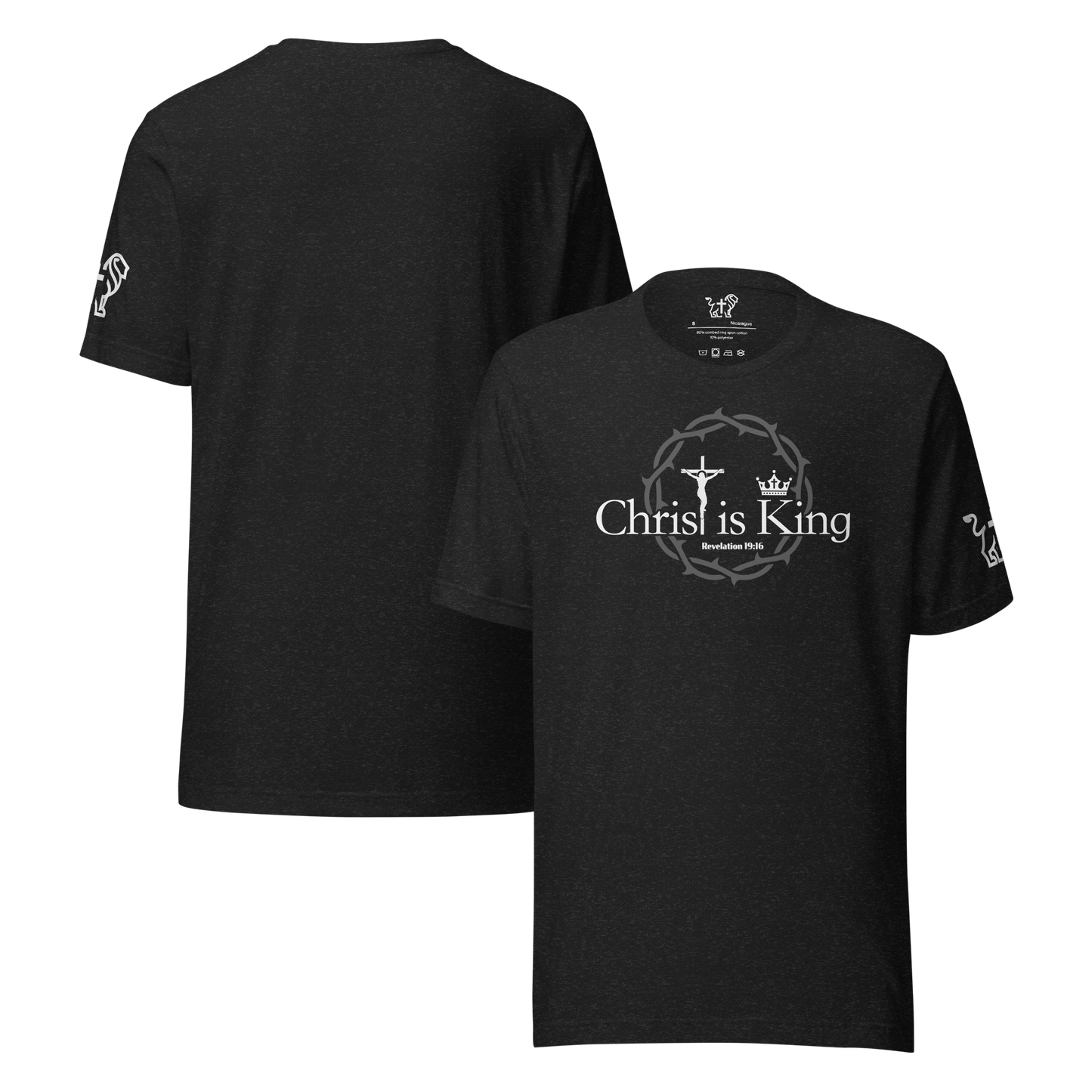 Justified In Christ Christ is King T-Shirt | Revelation 19:16 Christian Tee
