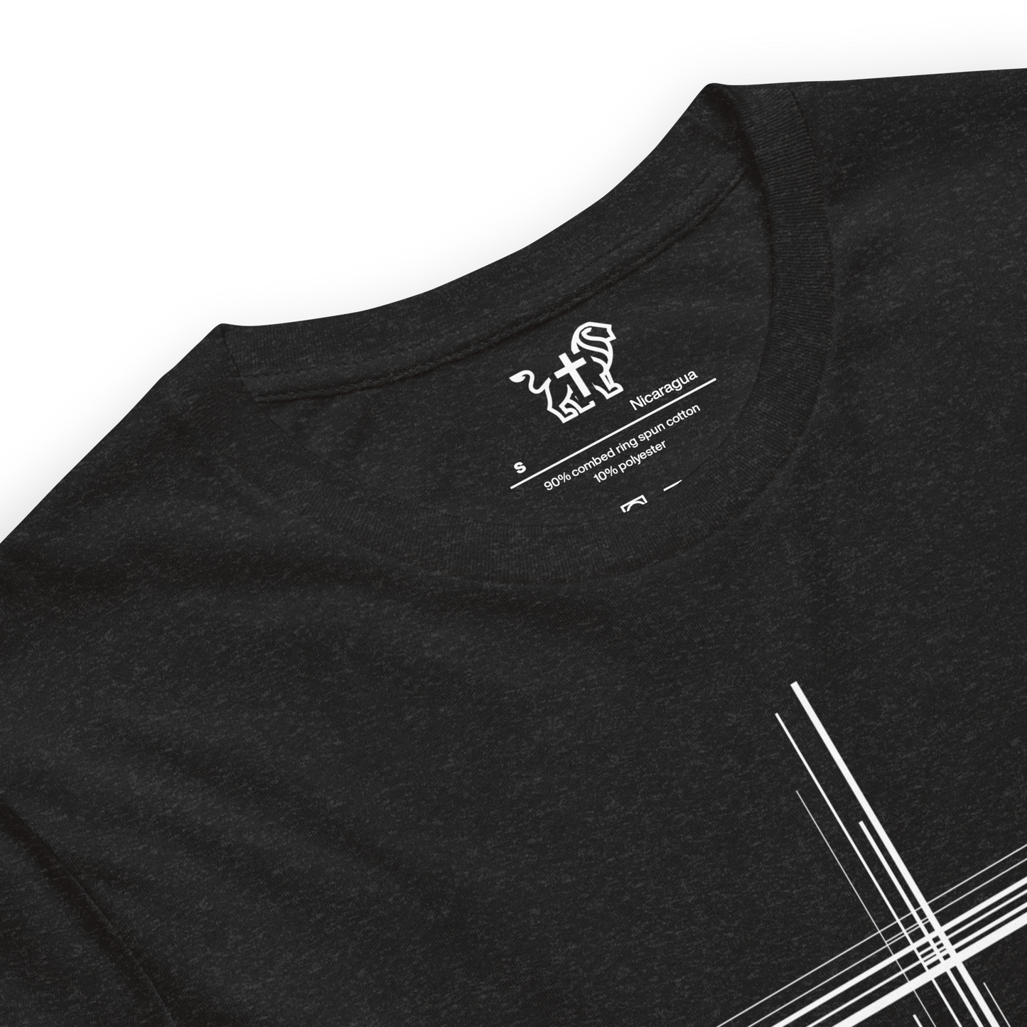 Justified In Christ Faith Hope Love Black T-Shirt | 1 Corinthians 13:13 Christian Tee