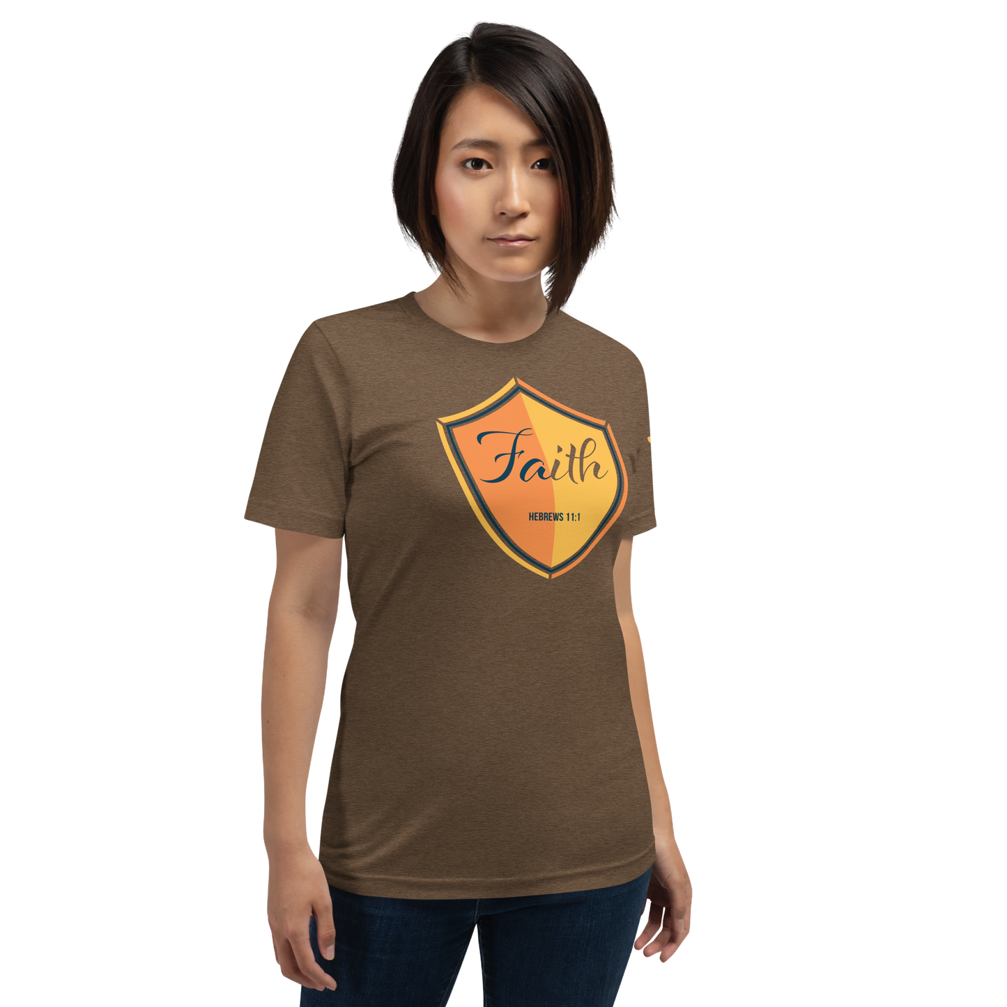 Justified In Christ Faith T-Shirt | Hebrews 11:1 Christian Tee