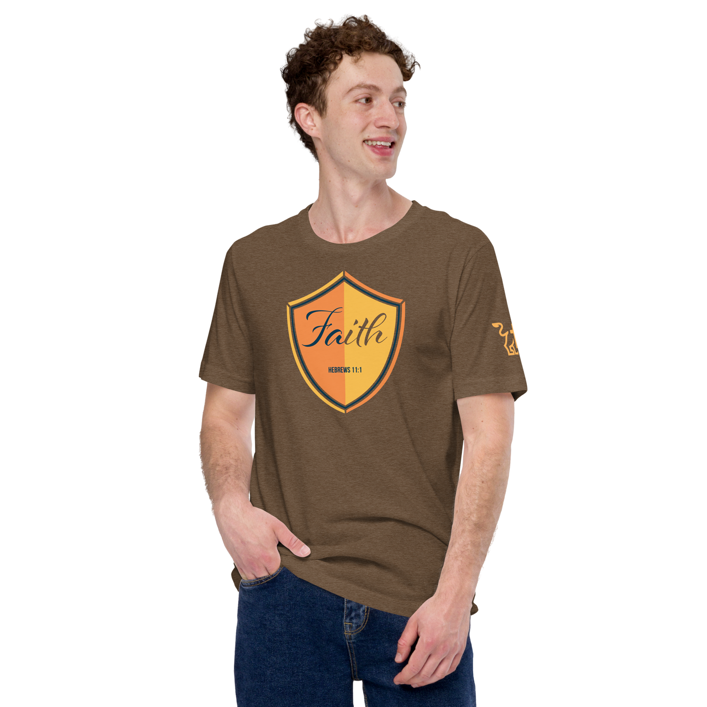 Justified In Christ Faith T-Shirt | Hebrews 11:1 Christian Tee