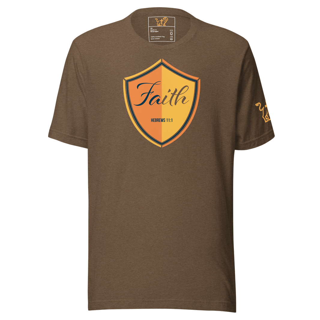 Justified In Christ Faith T-Shirt | Hebrews 11:1 Christian Tee