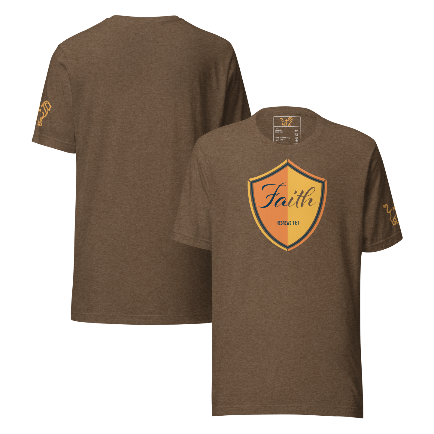 Justified In Christ Faith T-Shirt | Hebrews 11:1 Christian Tee