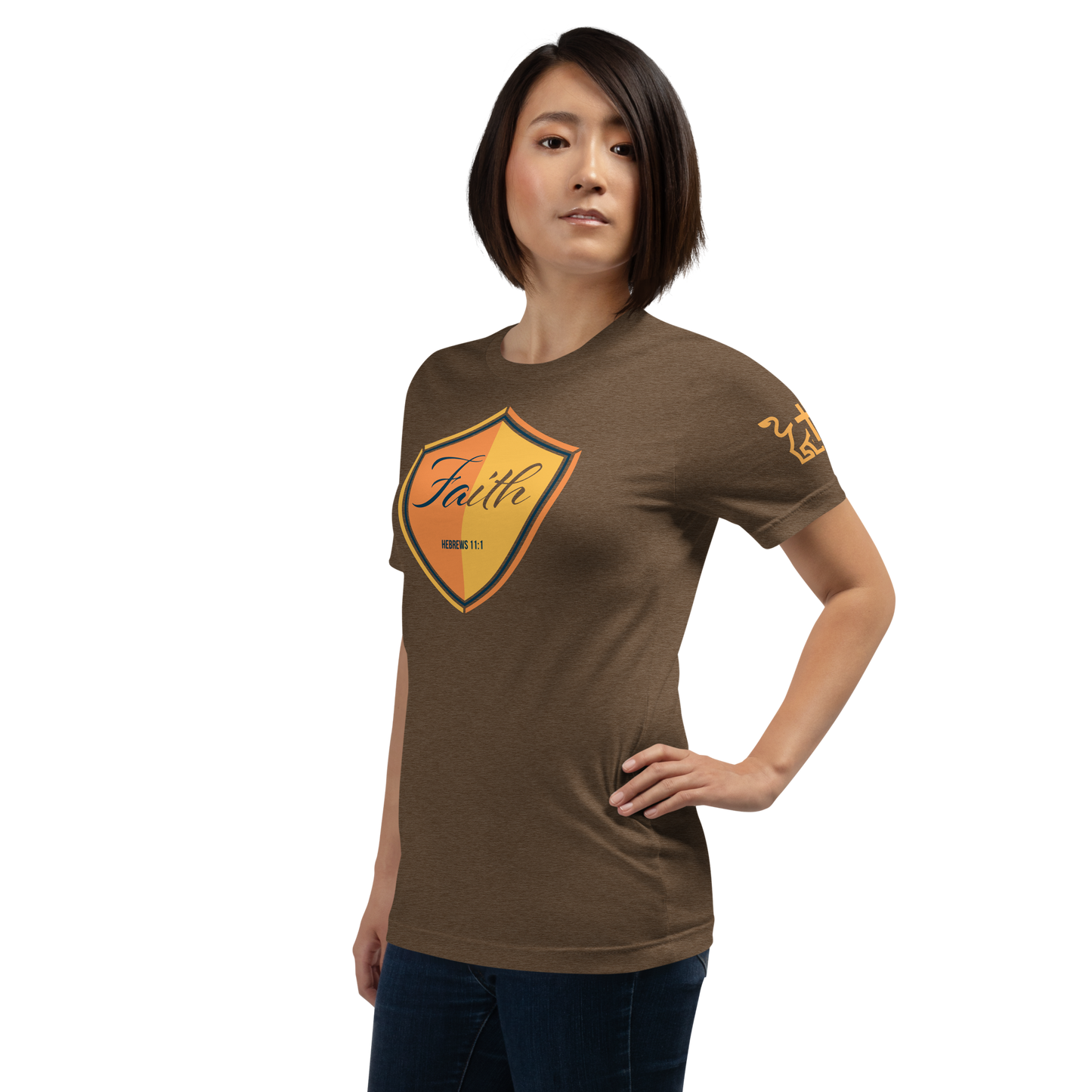 Justified In Christ Faith T-Shirt | Hebrews 11:1 Christian Tee
