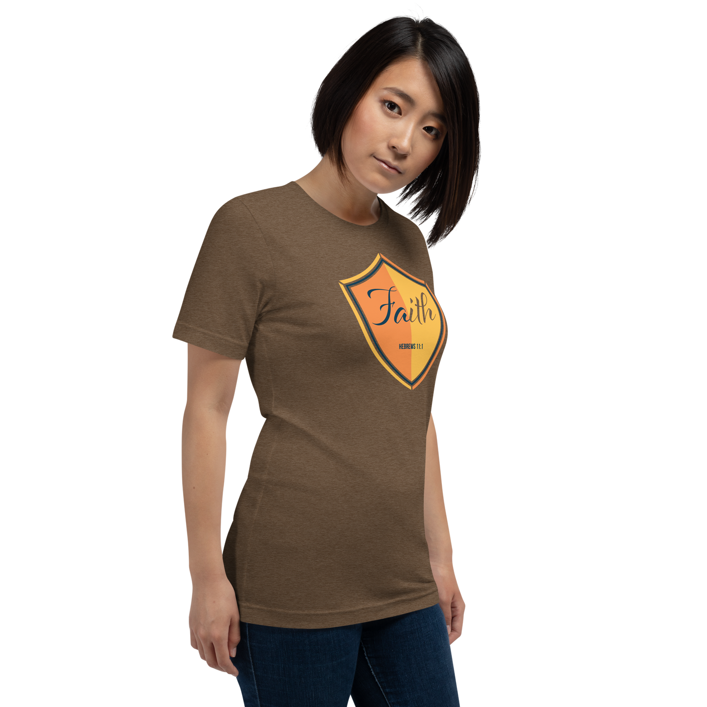 Justified In Christ Faith T-Shirt | Hebrews 11:1 Christian Tee