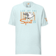 Justified In Christ Led by the Holy Spirit Blue T-Shirt | Galatians 5:18 Christian Tee