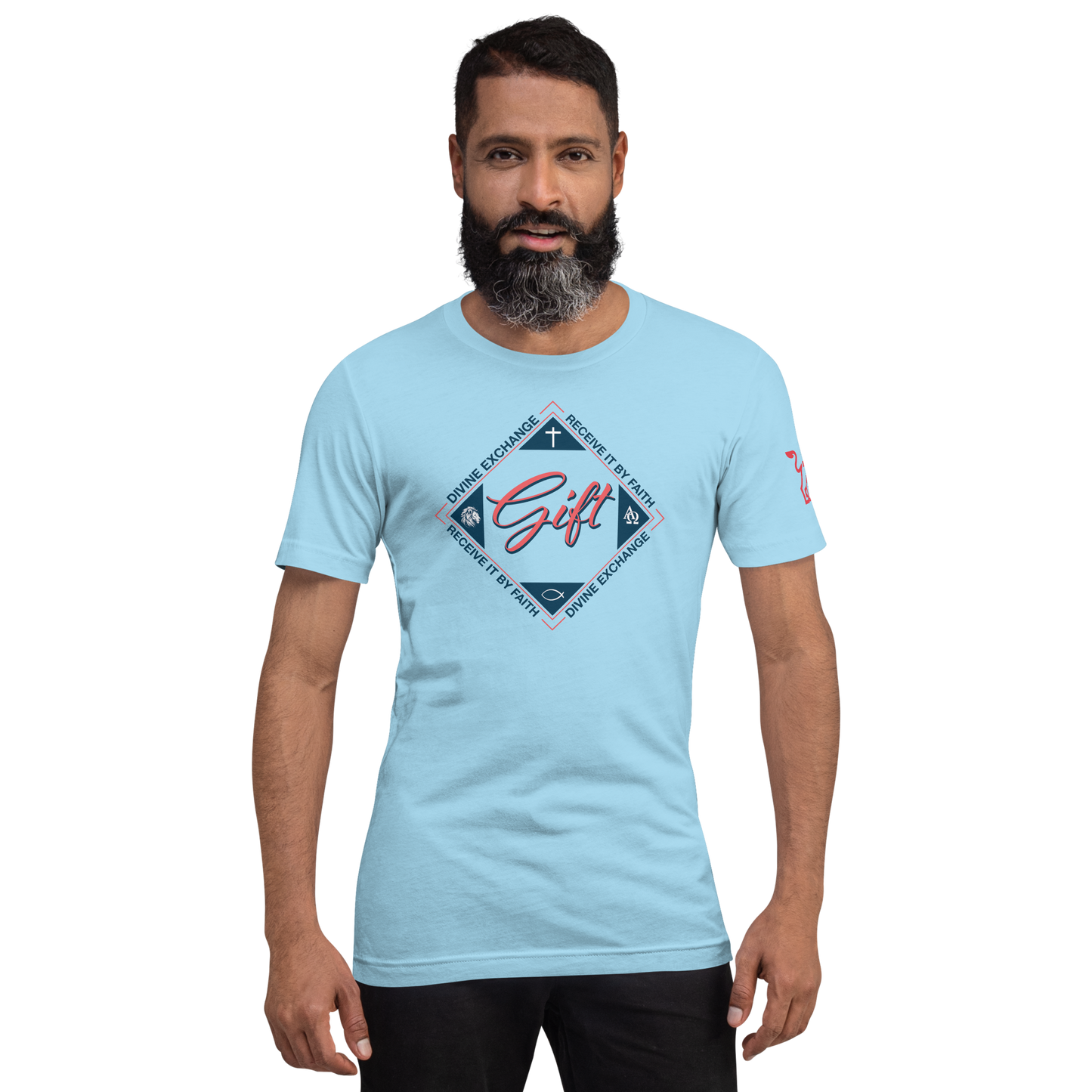 Justified In Christ Divine Exchange T-Shirt | 2 Corinthians 5:21 Christian Tee