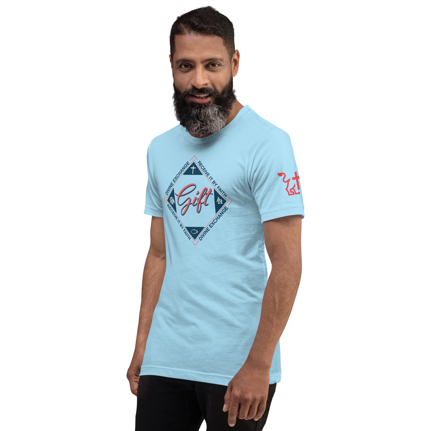 Justified In Christ Divine Exchange T-Shirt | 2 Corinthians 5:21 Christian Tee