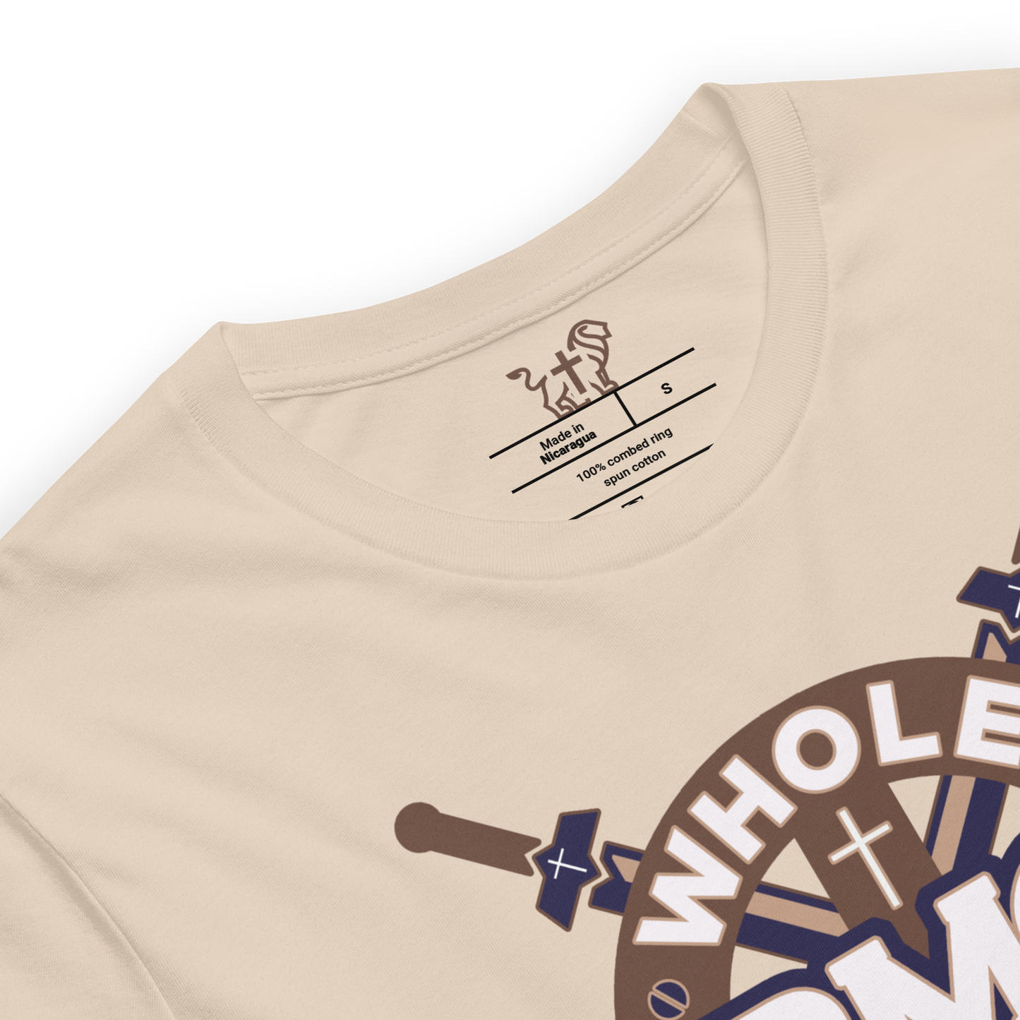 Justified In Christ Whole Armor of God T-Shirt | Ephesians 6:11 Christian Tee