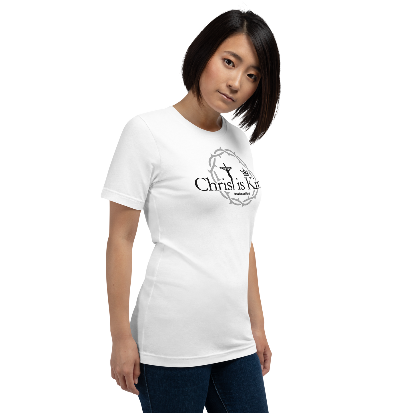 Justified In Christ Christ is King T-Shirt | Revelation 19:16 Christian Tee