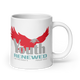 Justified In Christ Youth Renewed Ceramic Mug | Psalm 103:5 Christian Mug