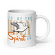 Justified In Christ Led by the Holy Spirit Ceramic Mug | Galatians 5:18 Christian Mug
