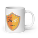 Justified In Christ Faith Ceramic Mug | Hebrews 11:1 Christian Mug